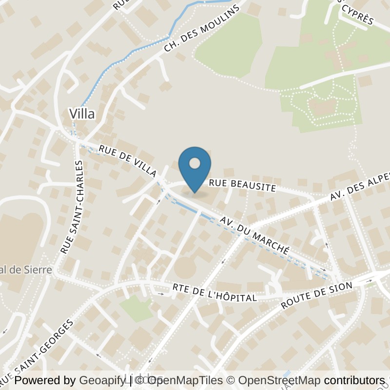 Map: location of Centre Powerplate Sierre in Sierre