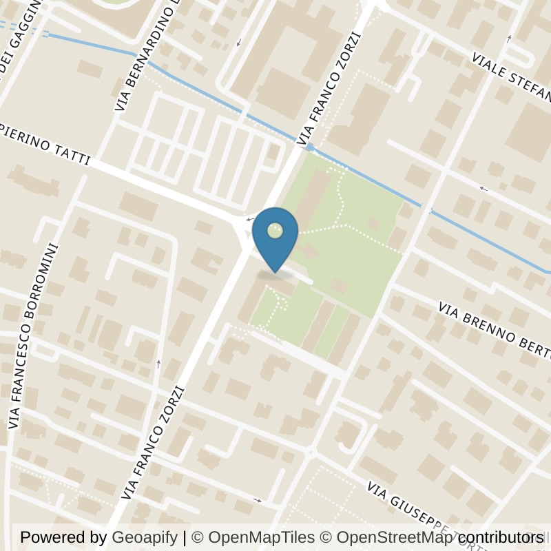 Map: location of Centro Coraticum in Bellinzona