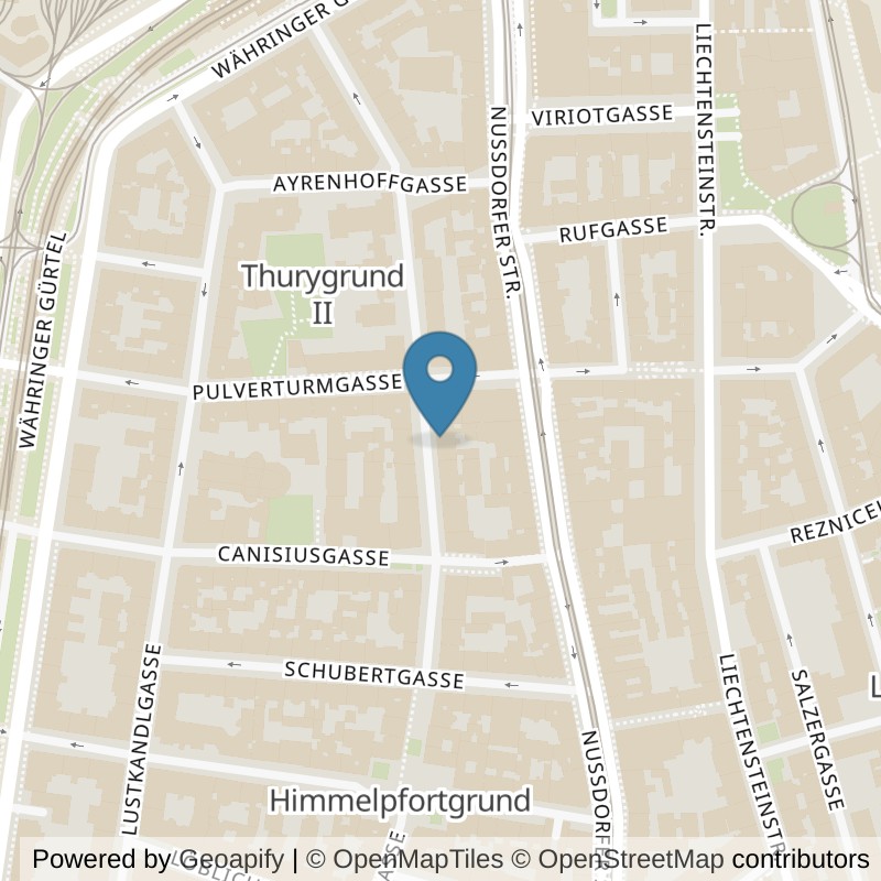 Map: location of Challenge Yourself – Home of female fitness in Wien