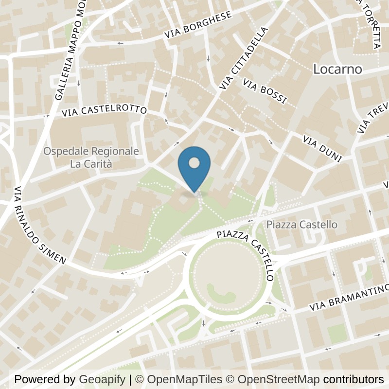 Map: location of Circolo Scherma Locarno in Locarno