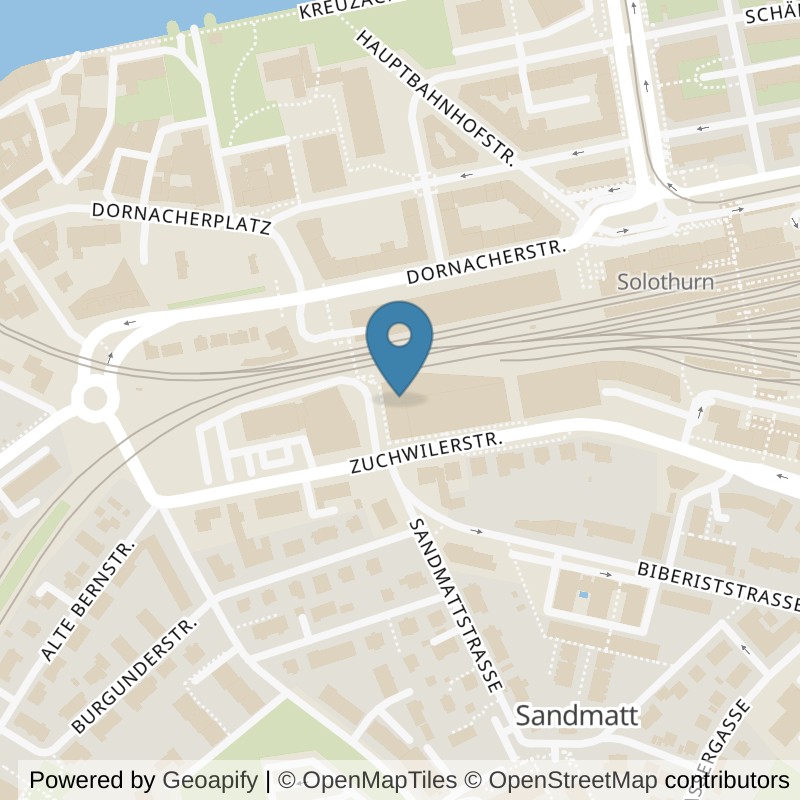Map: location of City Circle Solothurn in Solothurn