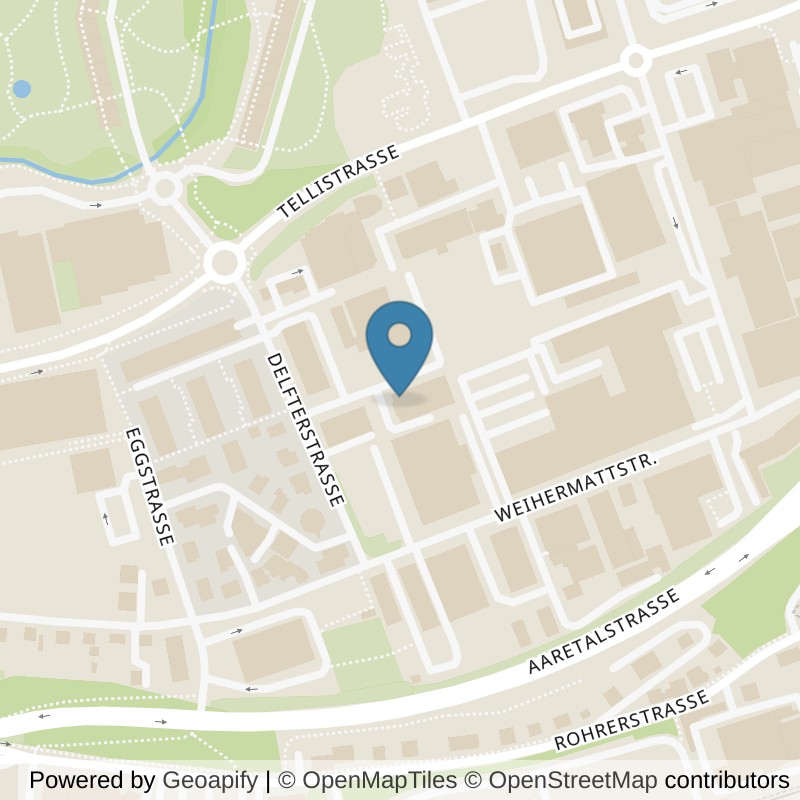 Map: location of City-Gym 24h-Fitnessclub in Aarau
