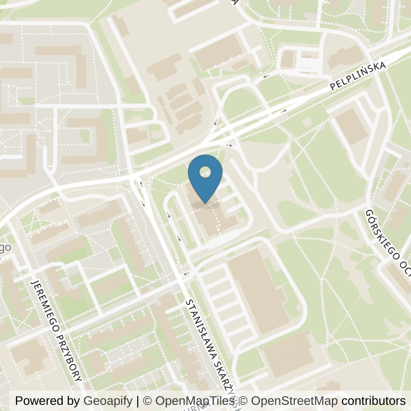 Map: location of CityFit Bydgoszcz Galeria Fordon in Bydgoszcz