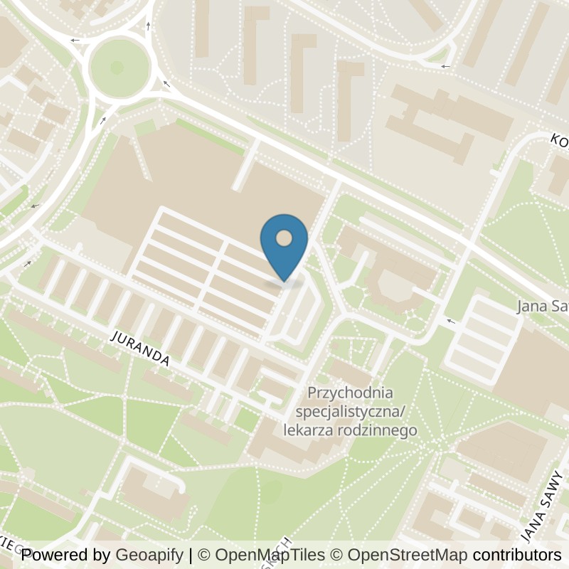 Map: location of CityFit Lublin CH Tomasza Zana in Lublin