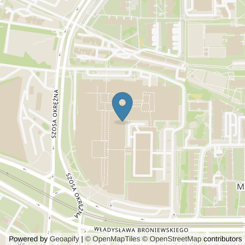 Map: location of CityFit Toruń Toruń Plaza in Toruń