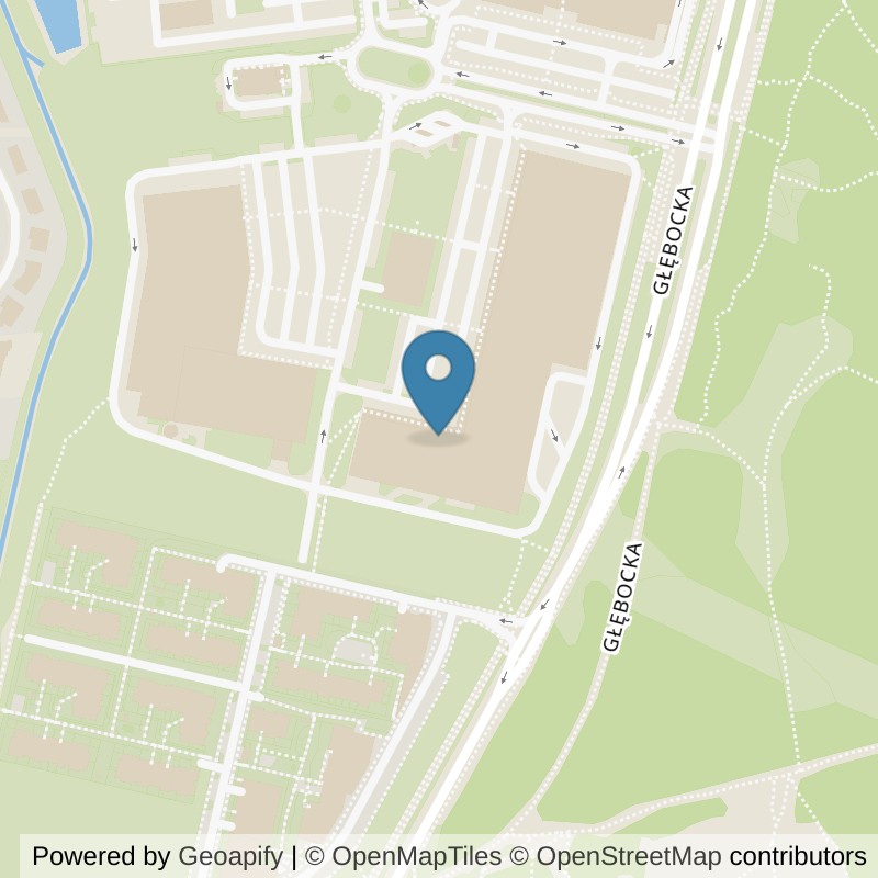 Map: location of CityFit Warszawa CH Zielony Targówek in Warszawa