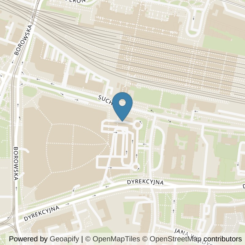Map: location of CityFit Wrocław Wroclavia in Wrocław
