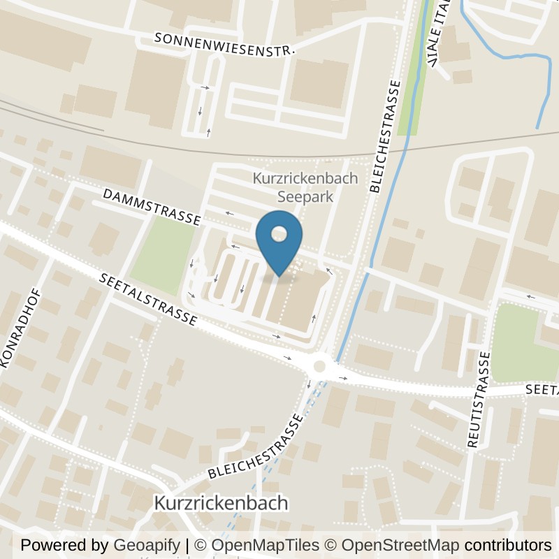 Map: location of clever fit Kreuzlingen in Kreuzlingen