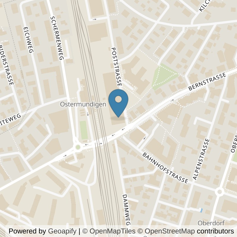 Map: location of clever fit Ostermundigen in Ostermundigen