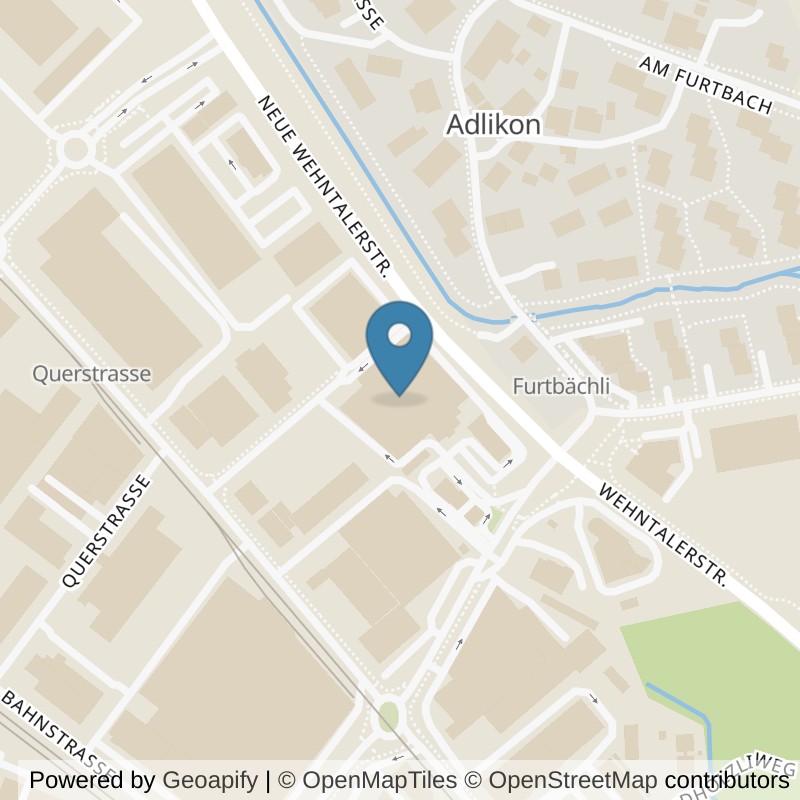 Map: location of clever fit Regensdorf in Regensdorf