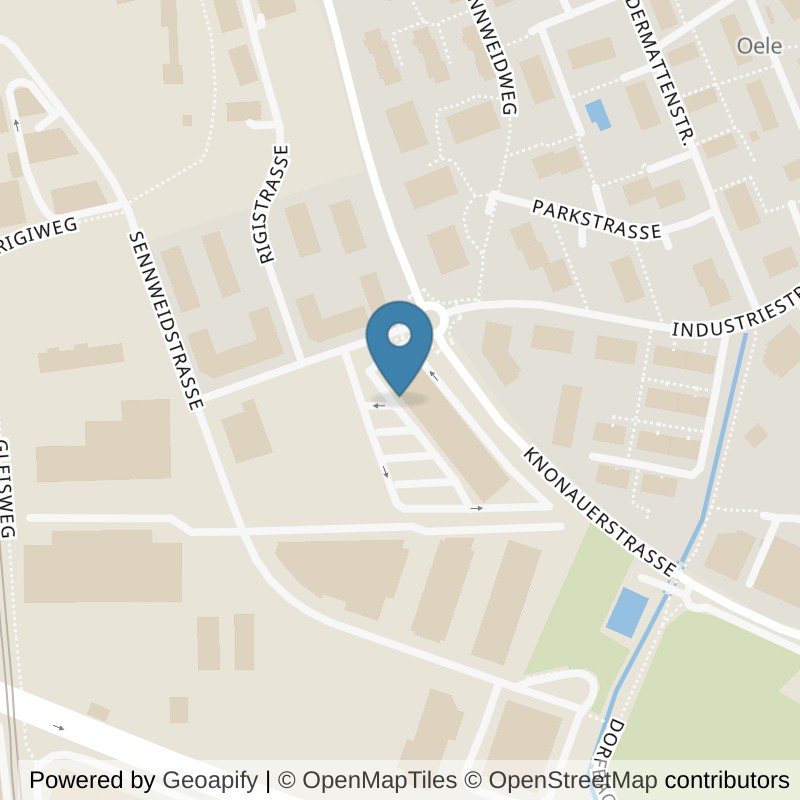 Map: location of clever fit Steinhausen in Steinhausen