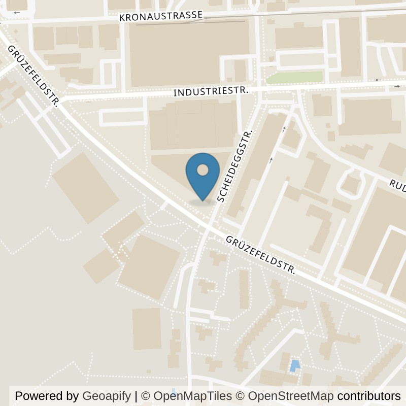 Map: location of clever fit Winterthur in Winterthur
