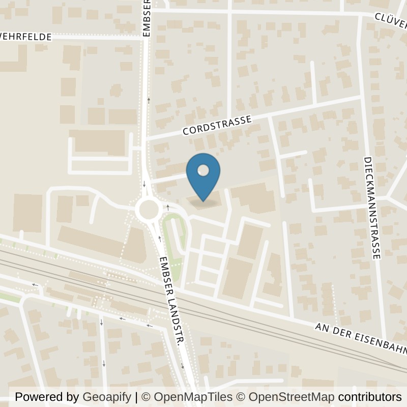 Map: location of clever fit Achim in Achim