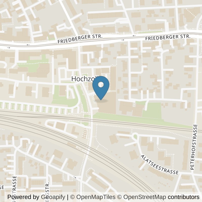 Map: location of clever fit Augsburg-Hochzoll in Augsburg