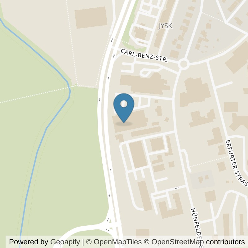 Map: location of clever fit Bad Hersfeld in Bad Hersfeld