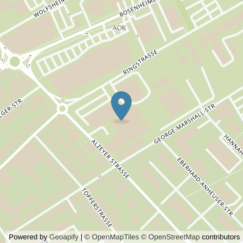 Map: location of clever fit Bad Kreuznach in Bad Kreuznach
