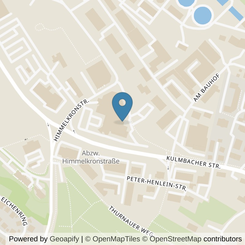 Map: location of clever fit Bayreuth in Bayreuth