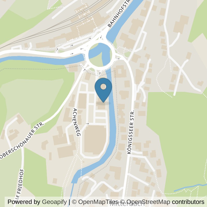 Map: location of clever fit Berchtesgaden in Berchtesgaden