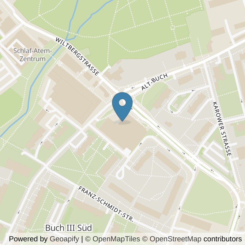 Map: location of clever fit Berlin-Buch in Berlin-Buch