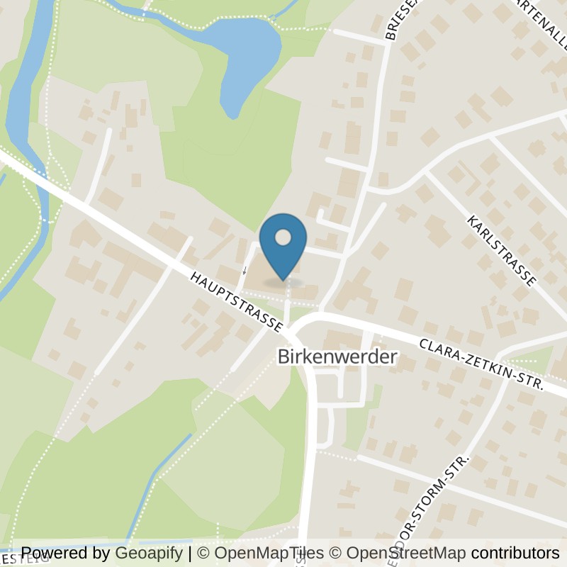 Map: location of clever fit Birkenwerder in Birkenwerder