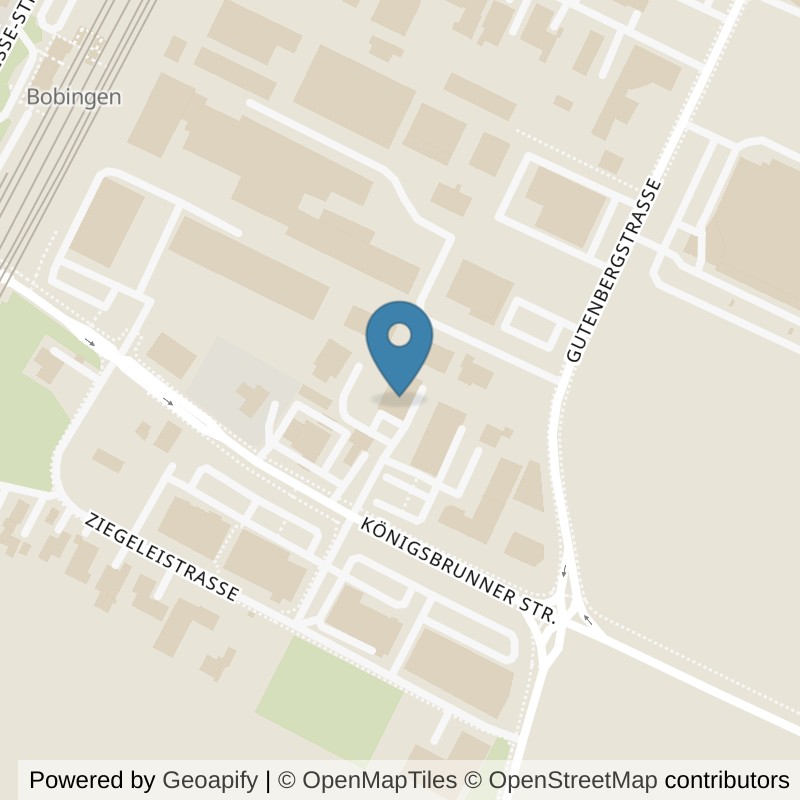 Map: location of clever fit Bobingen in Bobingen