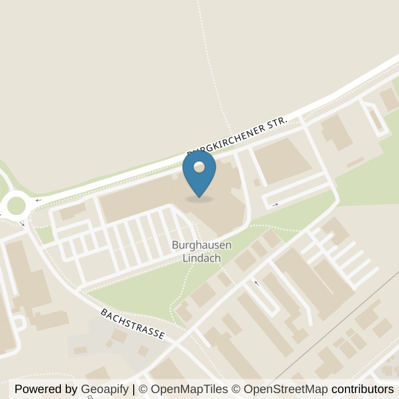 Map: location of clever fit Burghausen in Burghausen