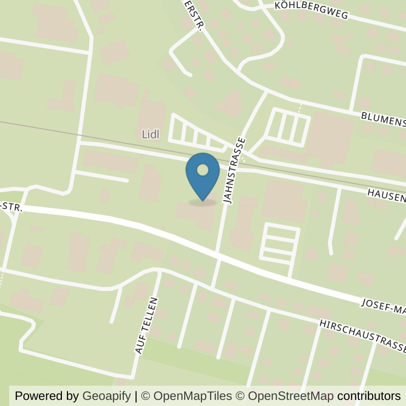 Map: location of clever fit Burladingen in Burladingen