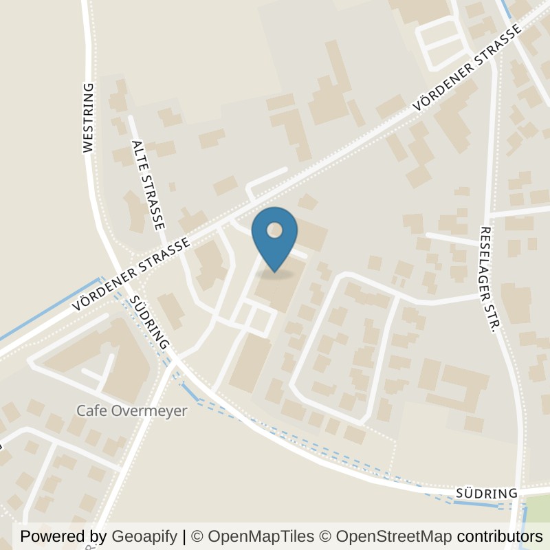 Map: location of clever fit Damme in Damme