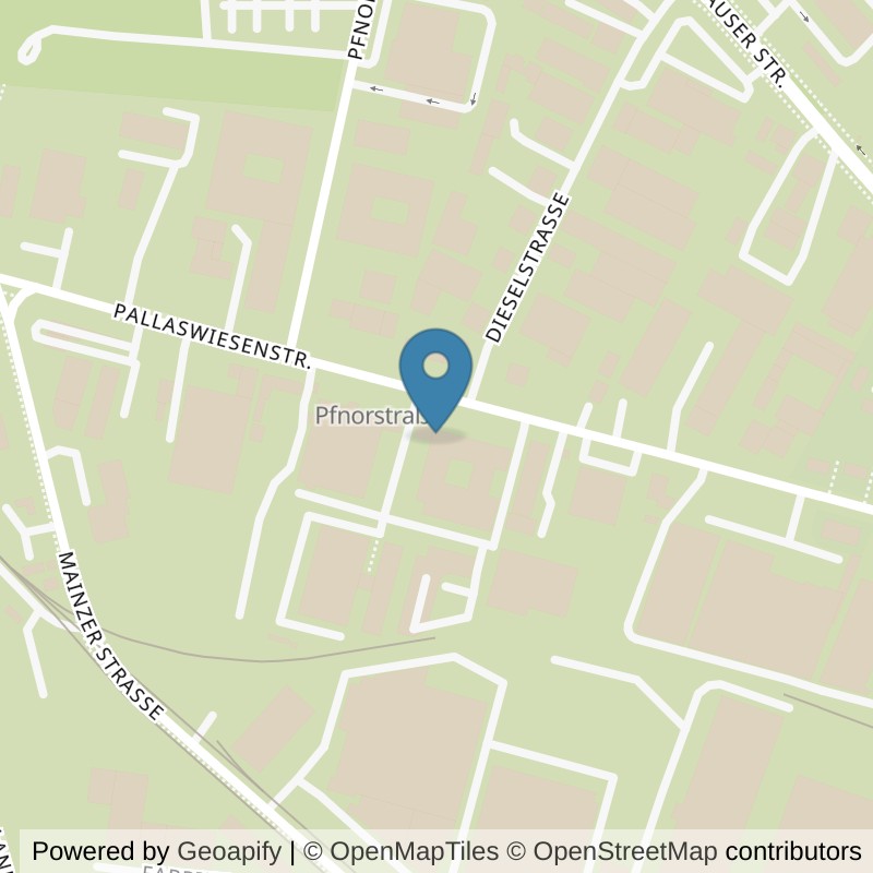 Map: location of clever fit Darmstadt in Darmstadt