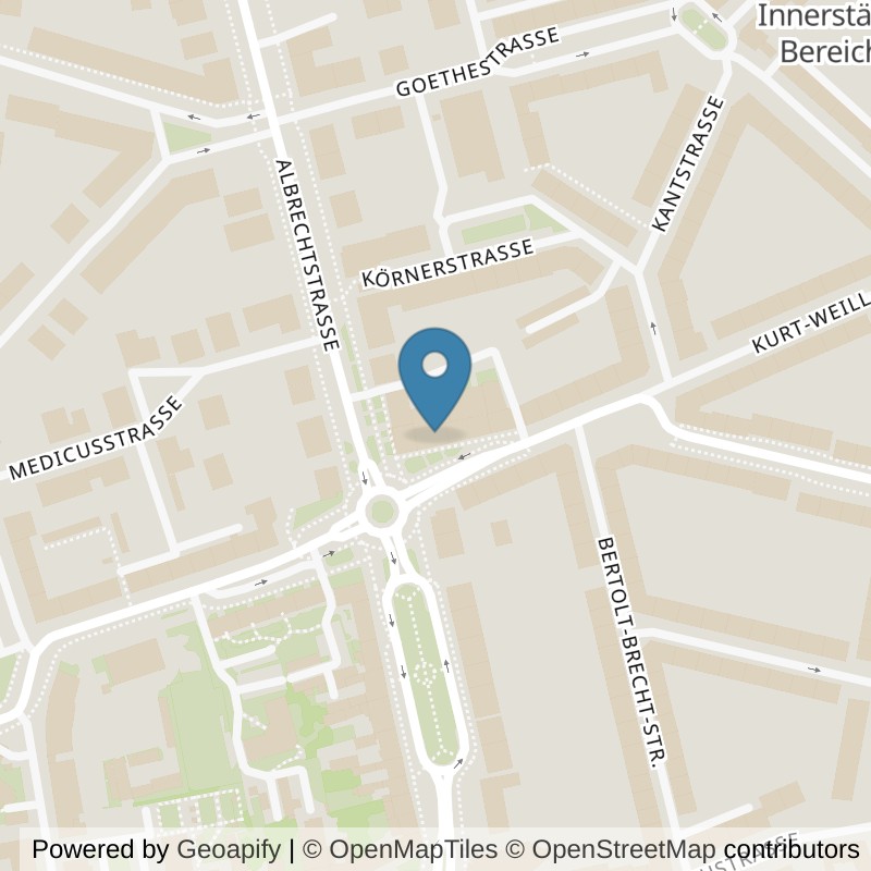 Map: location of clever fit Dessau-Roßlau in Dessau-Roßlau