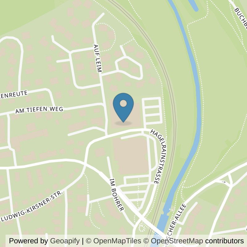 Map: location of clever fit Donaueschingen in Donaueschingen