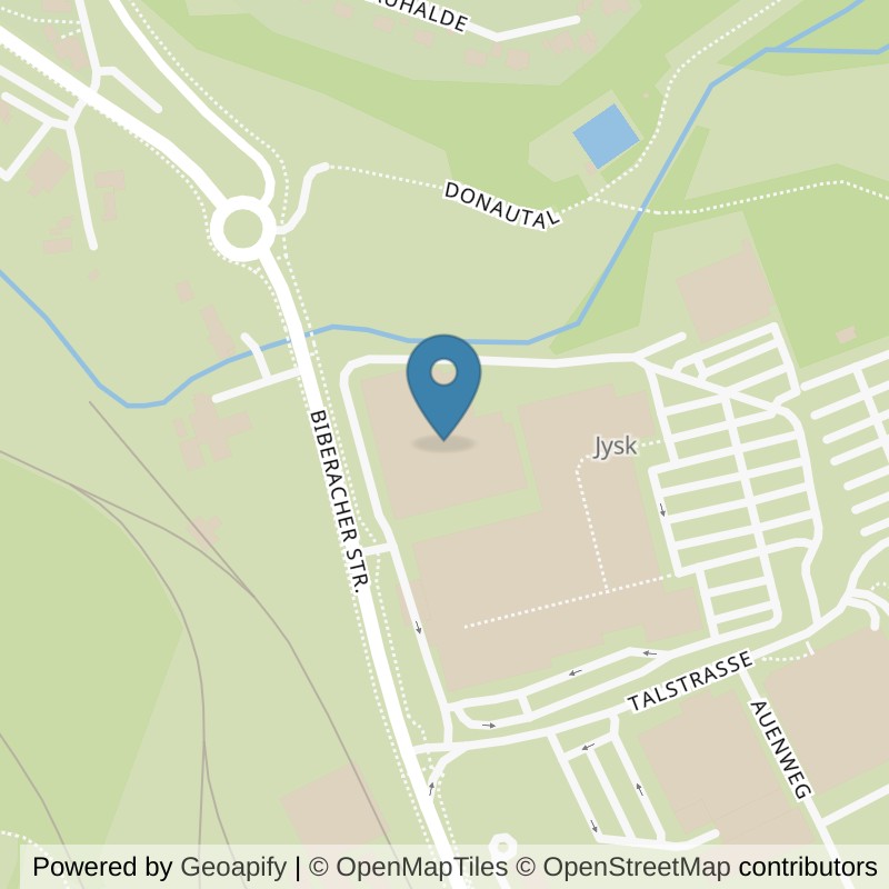 Map: location of clever fit Ehingen in Ehingen