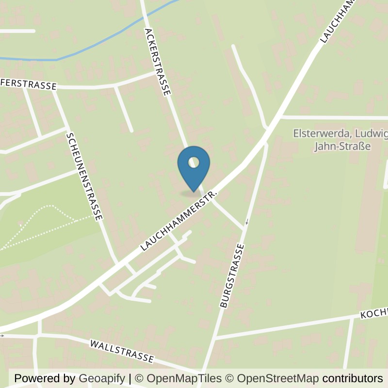 Map: location of clever fit Elsterwerda in Elsterwerda