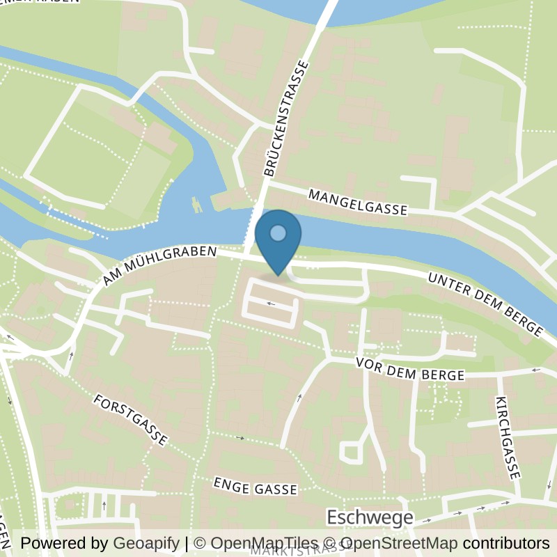 Map: location of clever fit Eschwege in Eschwege