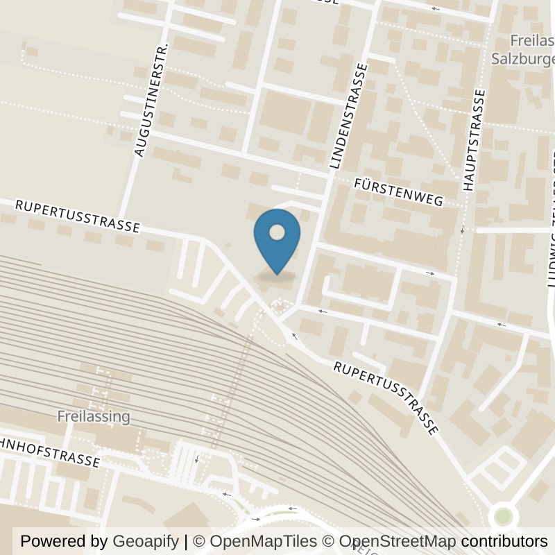 Map: location of clever fit Freilassing in Freilassing