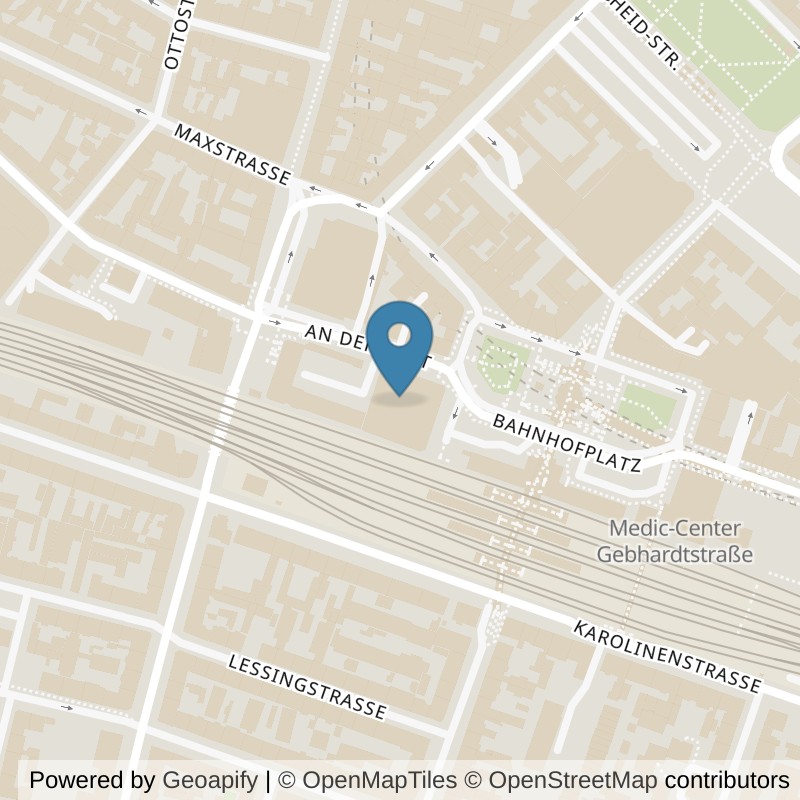 Map: location of clever fit Fürth in Fürth