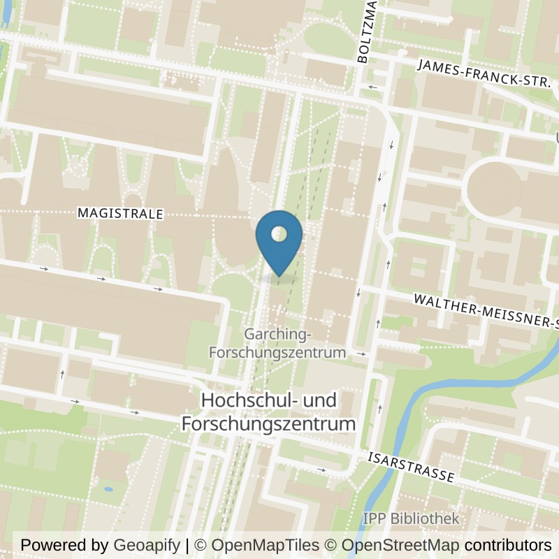 Map: location of clever fit Garching in Garching bei München