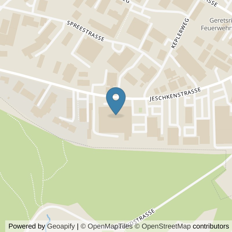 Map: location of clever fit Geretsried in Geretsried