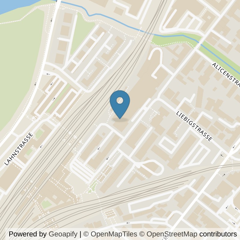 Map: location of clever fit Gießen in Gießen