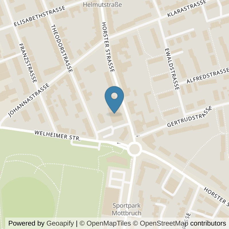 Map: location of clever fit Gladbeck in Gladbeck