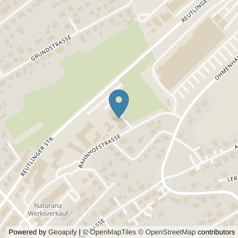 Map: location of clever fit Gomaringen in Gomaringen