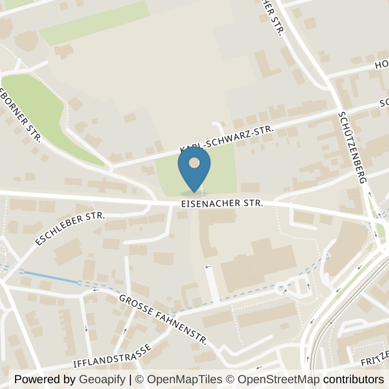 Map: location of clever fit Gotha in Gotha