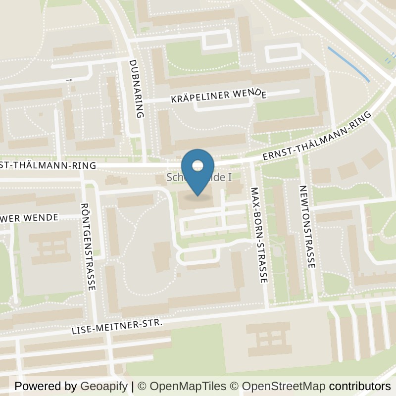Map: location of clever fit Greifswald in Greifswald