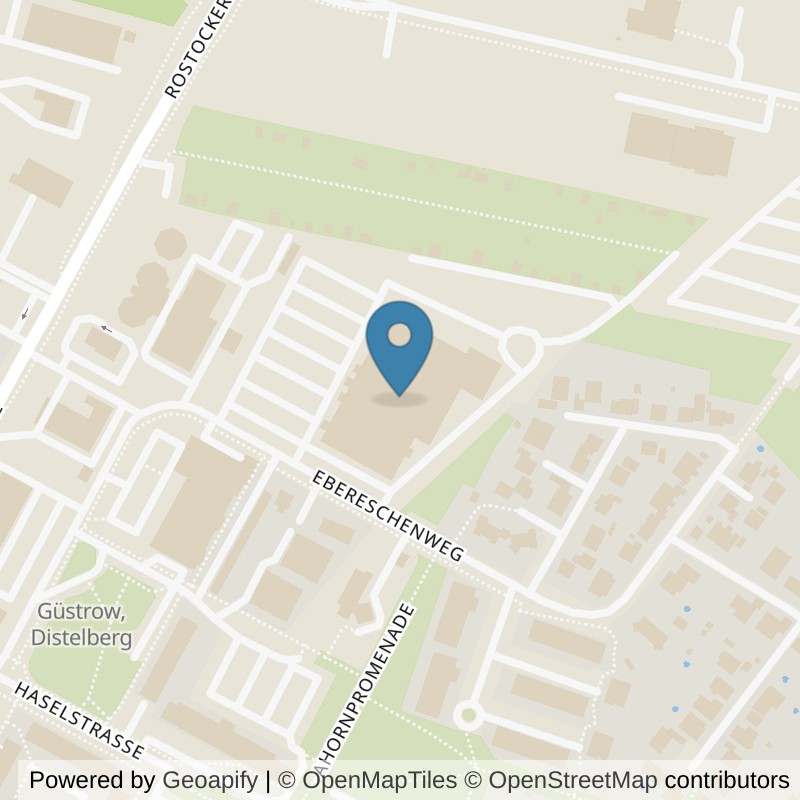 Map: location of clever fit Güstrow in Güstrow