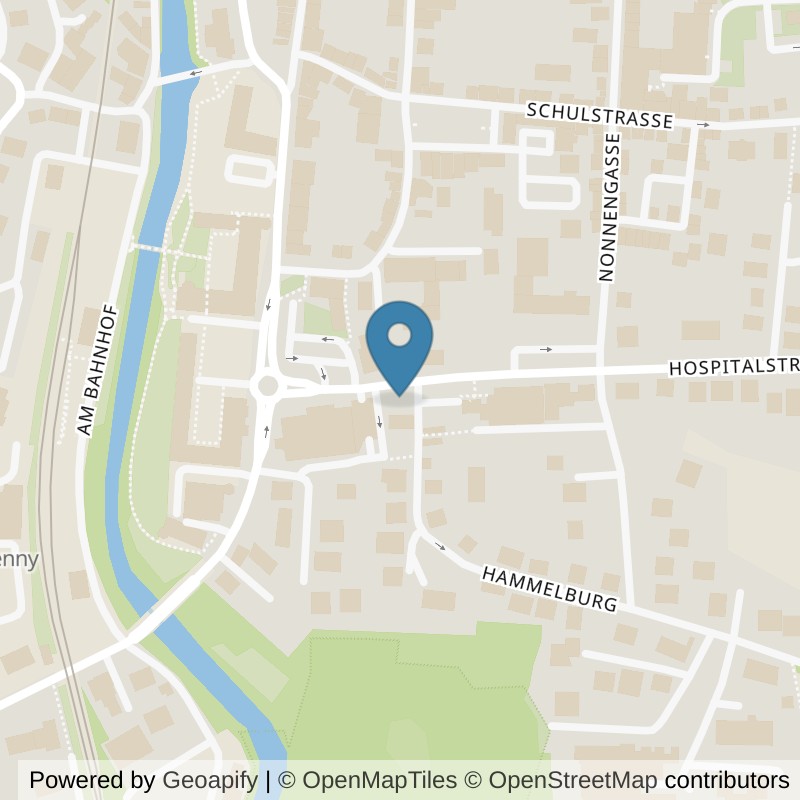 Map: location of clever fit Hadamar in Hadamar