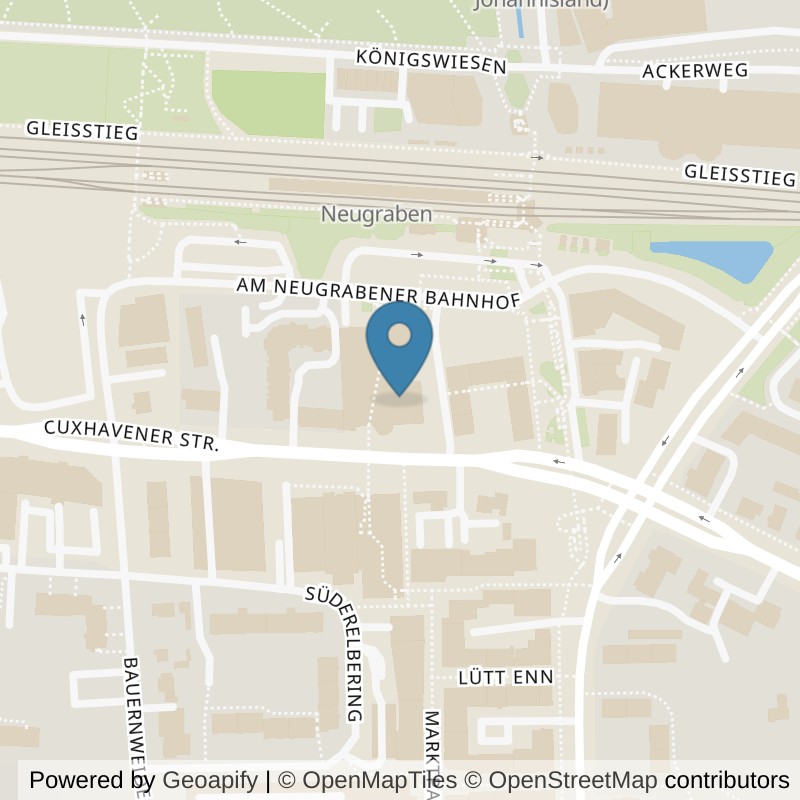 Map: location of clever fit Hamburg-Neugraben in Hamburg