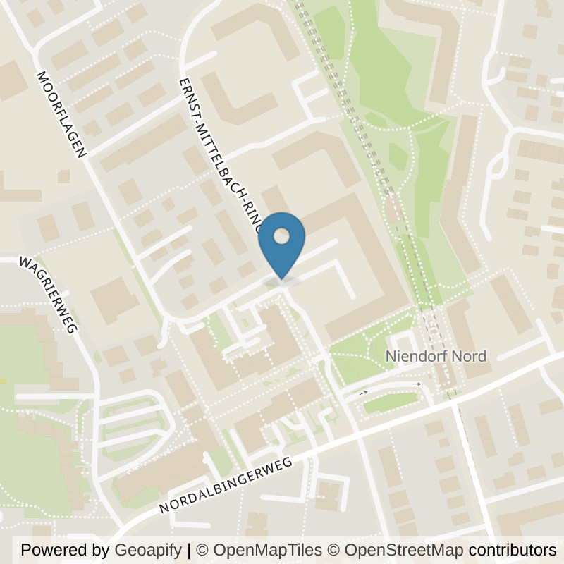 Map: location of clever fit Hamburg-Niendorf in Hamburg