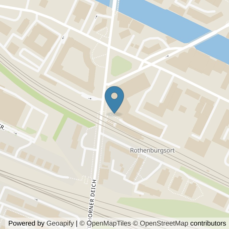Map: location of clever fit Hamburg-Rothenburgsort in Hamburg
