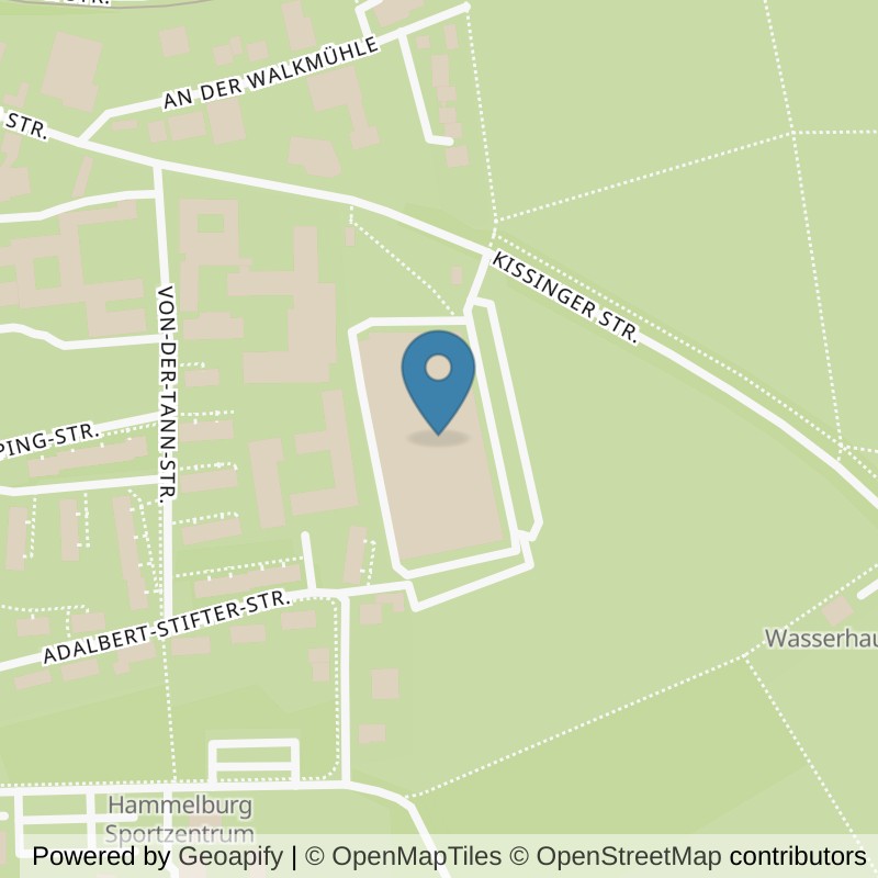 Map: location of clever fit Hammelburg in Hammelburg