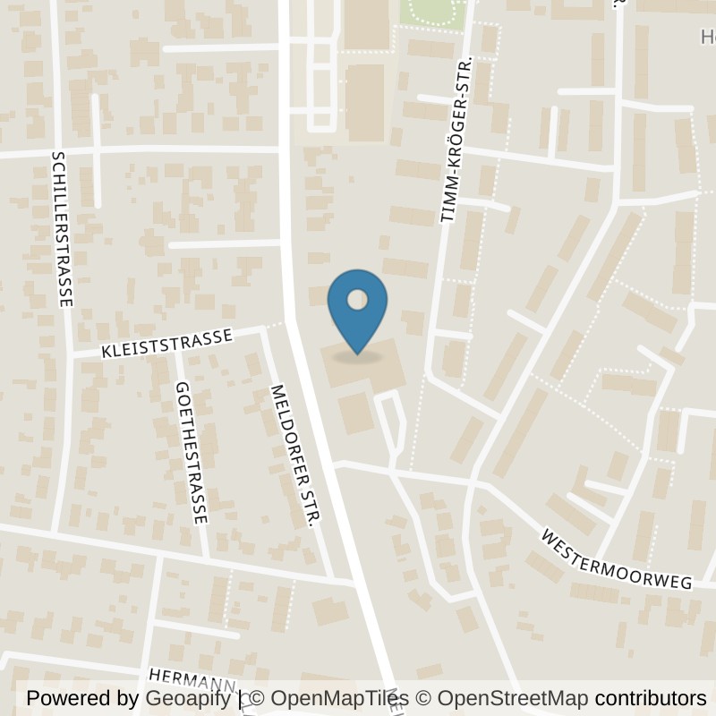 Map: location of clever fit Heide in Heide